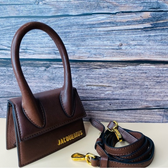 Jacquemus Le Chiquito MINI Bag in Dark Brown Leather. Authentic. Meet “Coco” - Picture 9 of 16
